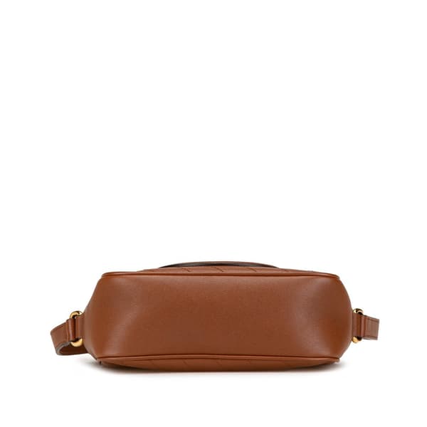 Pre-owned Gucci Small Leather Blondie Crossbody Brown