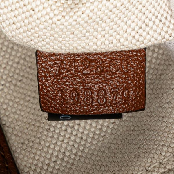 Pre-owned Gucci Small Leather Blondie Crossbody Brown
