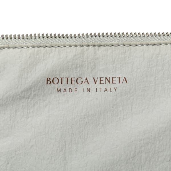 Pre-owned Bottega Veneta Nylon Intrecciato Padded Tech Cassette Crossbody White
