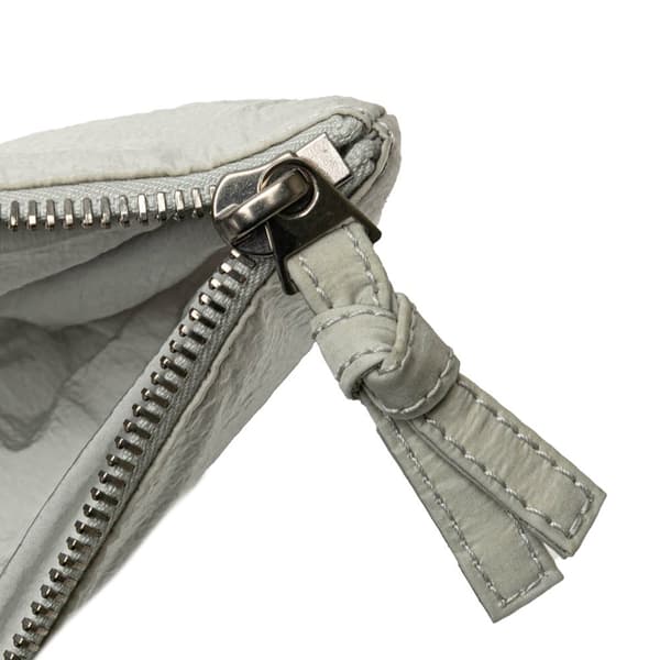 Pre-owned Bottega Veneta Nylon Intrecciato Padded Tech Cassette Crossbody White