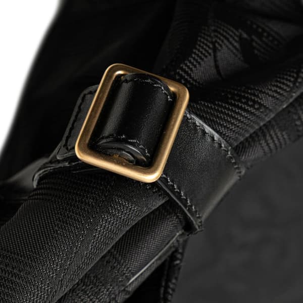 Pre-owned Chanel New Travel Line Nylon Crossbody Black