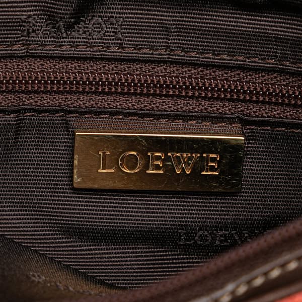 Pre-owned LOEWE Suede Crossbody Red