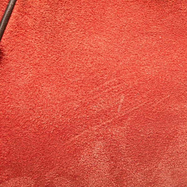 Pre-owned LOEWE Suede Crossbody Red