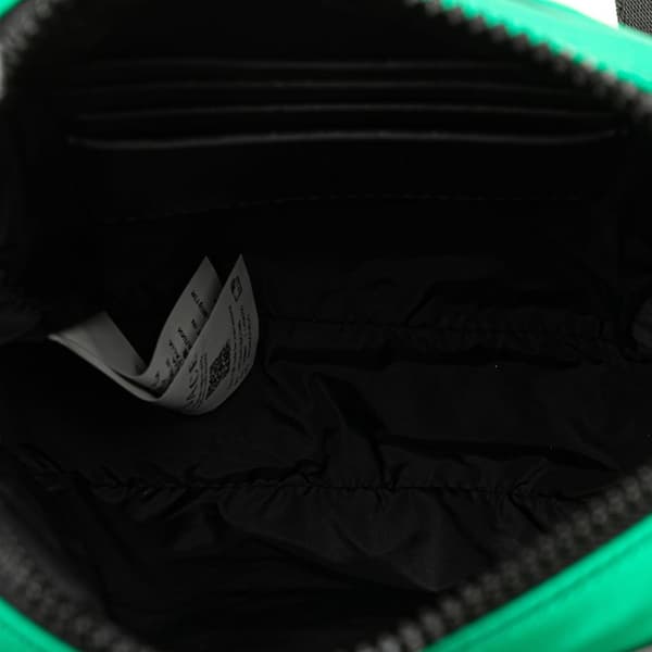 Pre-owned Versace Medusa Nylon Palazzo Crossbody Green