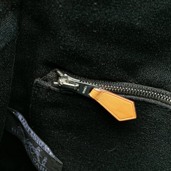 Pre-owned Hermès Canvas Fourre Tout Besace PM Black
