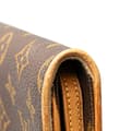 Miniatyrbilde 10 av 10: Pre-owned Louis Vuitton Monogram Pochette Twin GM Brown