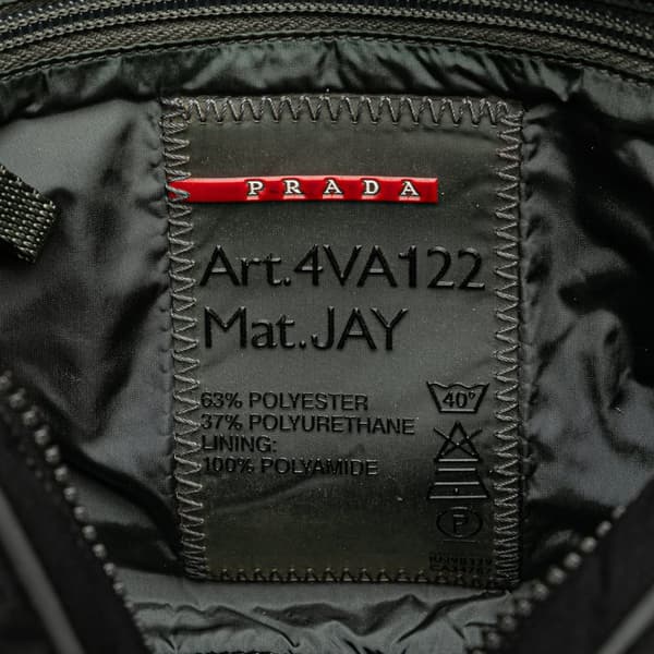 Pre-owned Prada Sports Line Tessuto Front Pocket Crossbody Black