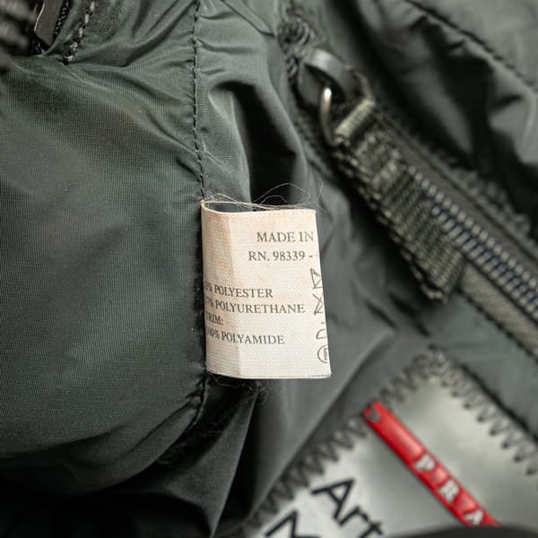 Pre-owned Prada Sports Line Tessuto Front Pocket Crossbody Black