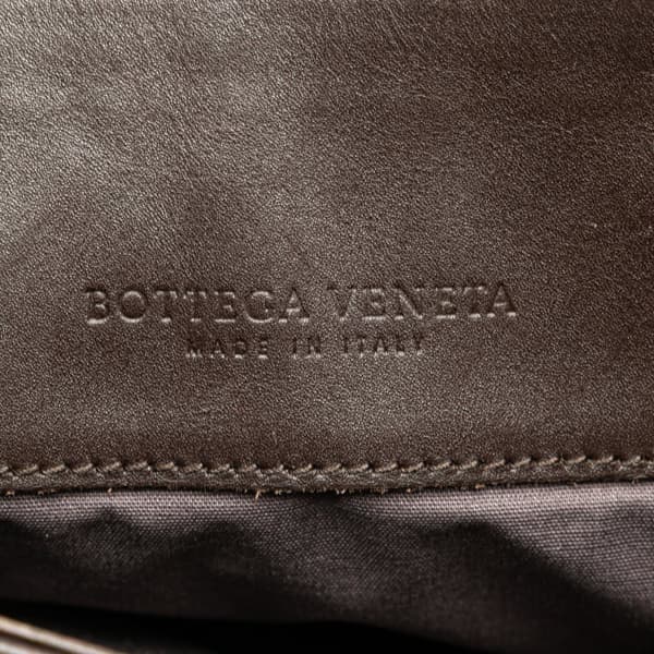 Pre-owned Bottega Veneta Nappa Intrecciato Crossbody Brown