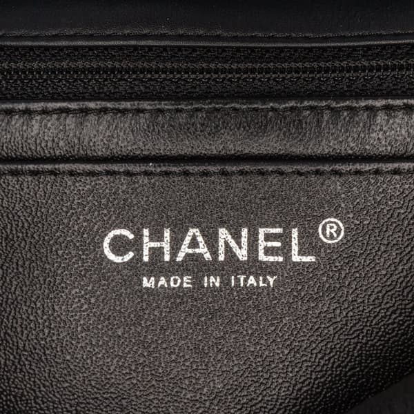Pre-owned Chanel Mini Rectangular Classic Patent Single Flap Black