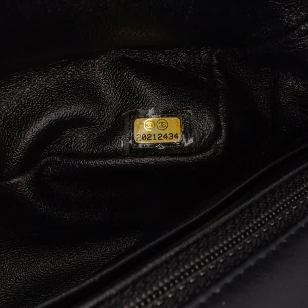 Pre-owned Chanel Mini Rectangular Classic Patent Single Flap Black