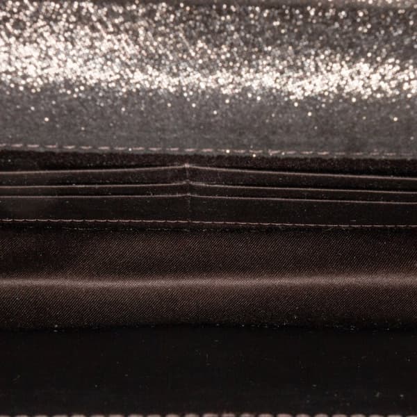 Pre-owned Chanel Metiers d’Art Quilted Iridescent Lambskin Tartan Button Wallet On Chain Brown