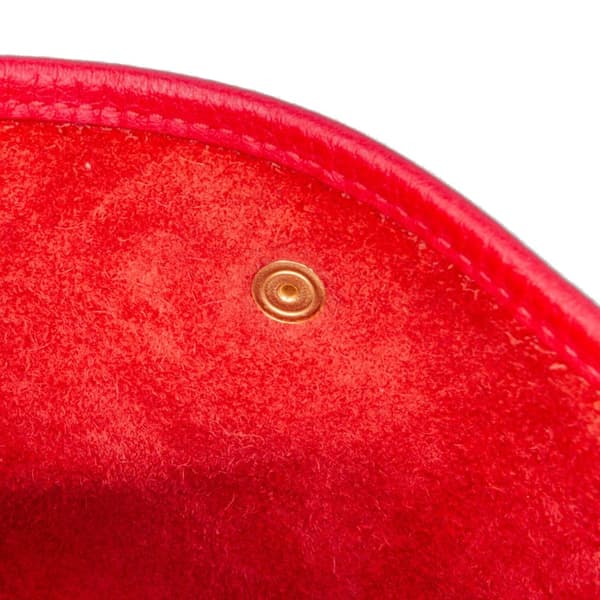 Pre-owned Hermès Clemence Evelyne TPM Red