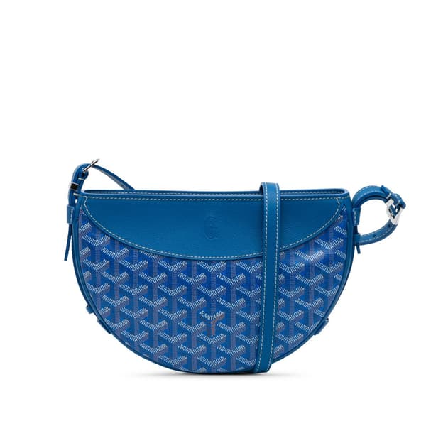 Pre-owned Goyard Goyardine Hirondelle Blue