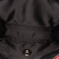 Miniatyrbild 5 av 10: Pre-owned Chanel Mini Square Lambskin Graphic Flap Crossbody Red