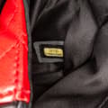 Miniatyrbild 8 av 10: Pre-owned Chanel Mini Square Lambskin Graphic Flap Crossbody Red