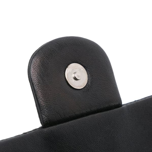 Pre-owned Chanel Large Lambskin Chain Around Flap Black