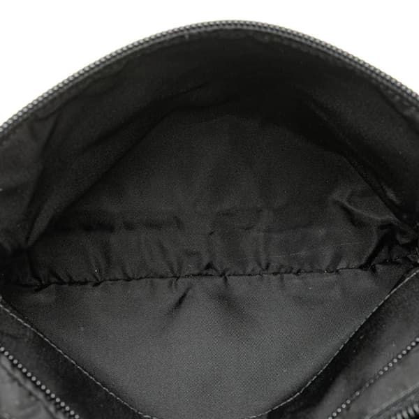 Pre-owned Prada Tessuto Buckle Messenger Bag Black
