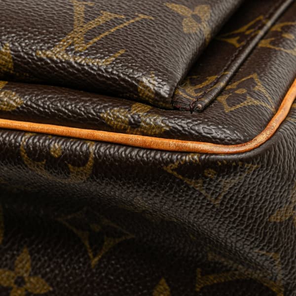 Pre-owned Louis Vuitton Monogram Viva Cite PM Brown