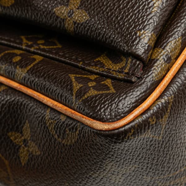 Pre-owned Louis Vuitton Monogram Viva Cite PM Brown