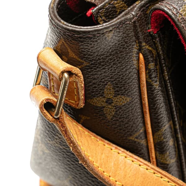Pre-owned Louis Vuitton Monogram Viva Cite PM Brown