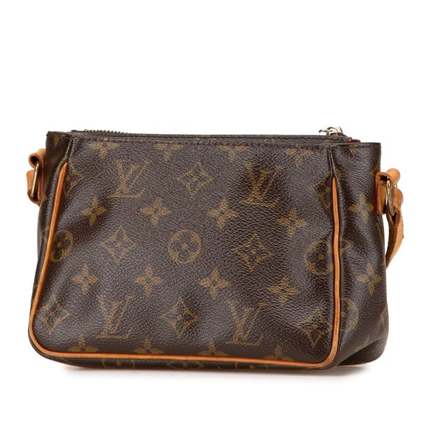 Pre-owned Louis Vuitton Monogram Viva Cite PM Brown