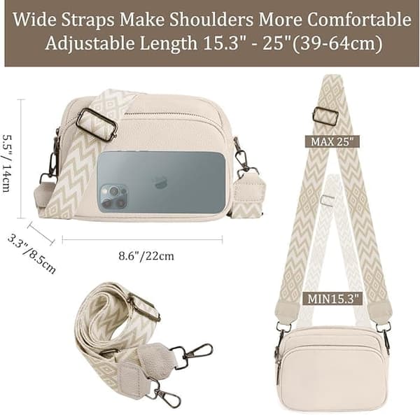 Crossbody Laukku Olkalaukku PU Nahka