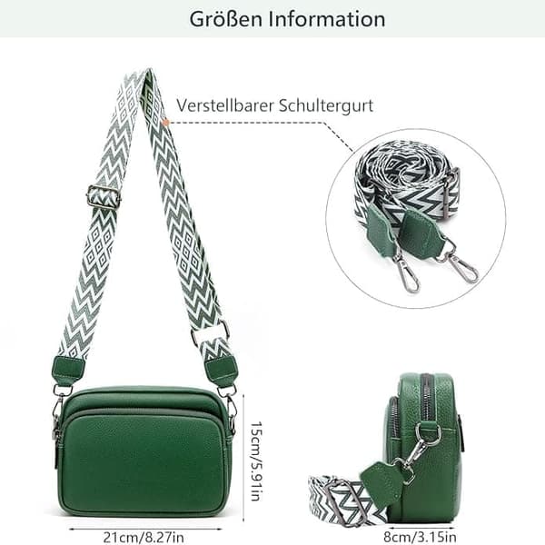 Crossbody Laukku Olkalaukku PU Nahka