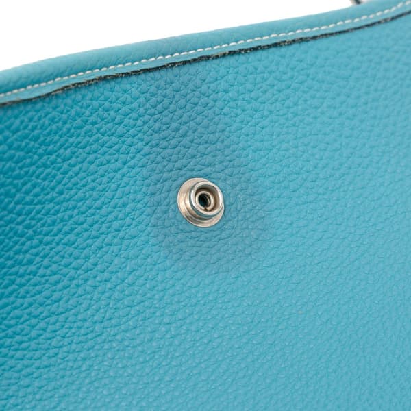 Pre-owned Hermès Togo Evelyne I PM Blue