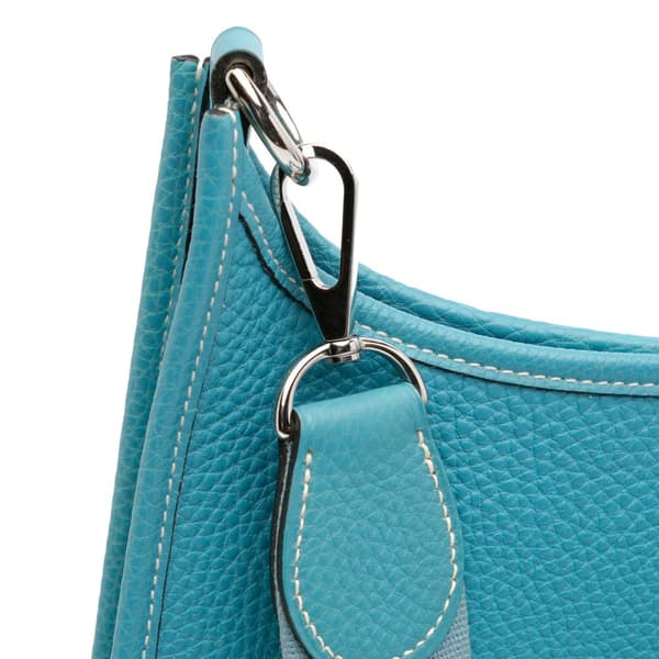 Pre-owned Hermès Togo Evelyne I PM Blue