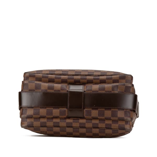 Pre-owned Louis Vuitton Damier Ebene Naviglio Brown