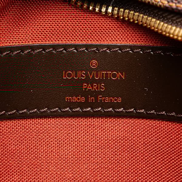 Pre-owned Louis Vuitton Damier Ebene Naviglio Brown