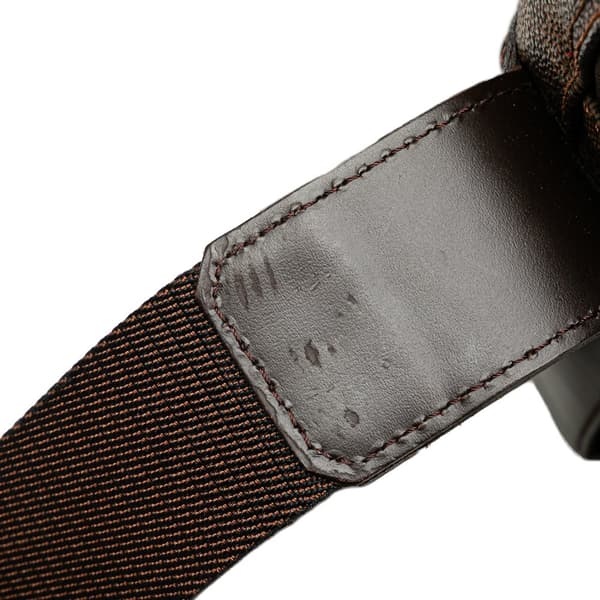 Pre-owned Louis Vuitton Damier Ebene Naviglio Brown