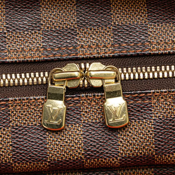 Pre-owned Louis Vuitton Damier Ebene Naviglio Brown