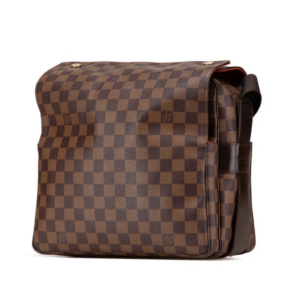 Pre-owned Louis Vuitton Damier Ebene Naviglio Brown