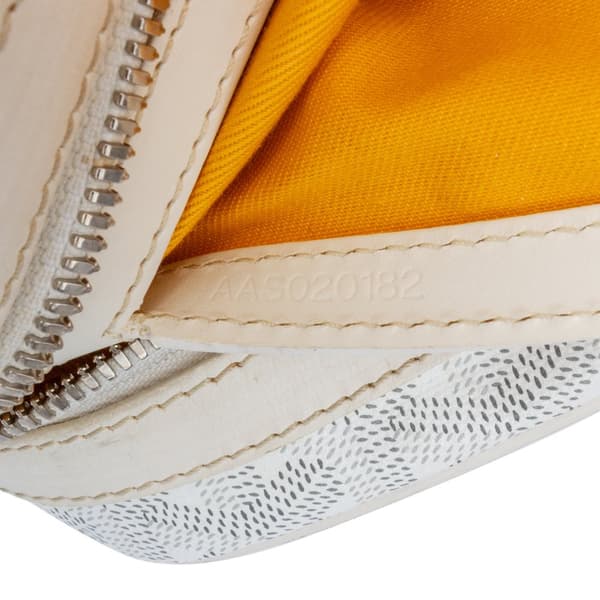 Pre-owned Goyard Goyardine Sac Cap Vert White