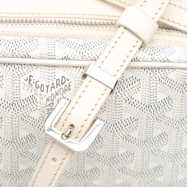 Pre-owned Goyard Goyardine Sac Cap Vert White