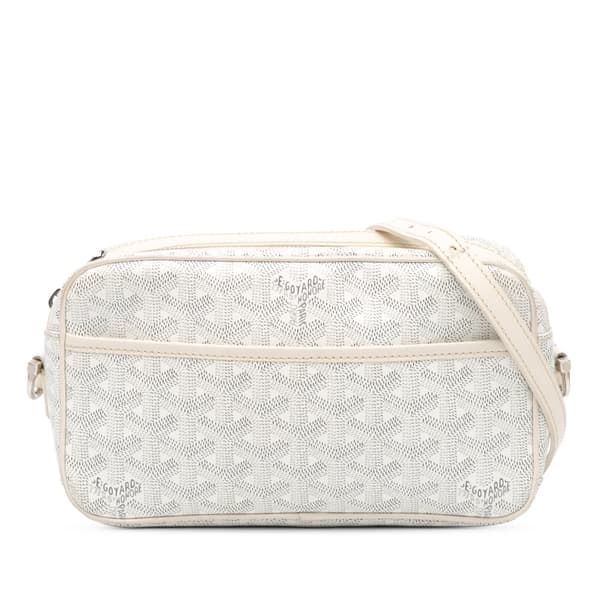 Pre-owned Goyard Goyardine Sac Cap Vert White