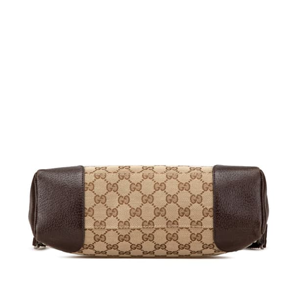 Pre-owned Gucci GG Canvas Crossbody Brown