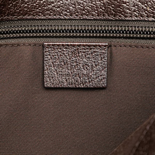 Pre-owned Gucci GG Canvas Crossbody Brown