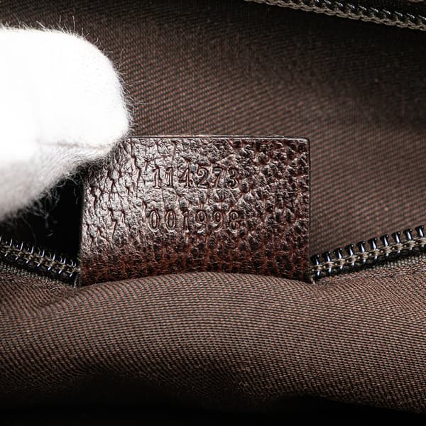 Pre-owned Gucci GG Canvas Crossbody Brown