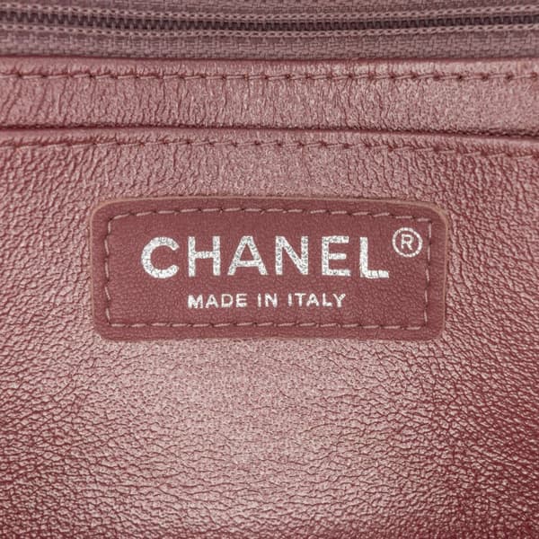 Pre-owned Chanel Mini Rectangular Classic Iridescent Lambskin Single Flap Pink
