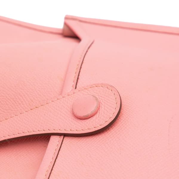 Pre-owned Hermès Epsom Evelyne III PM Pink