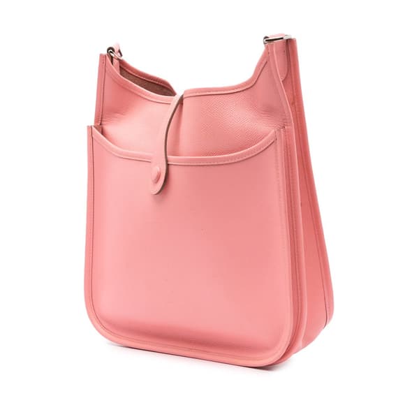 Pre-owned Hermès Epsom Evelyne III PM Pink