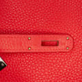 Pikkukuva 6 / 10: Pre-owned Hermès Clemence Jypsiere 28 Red