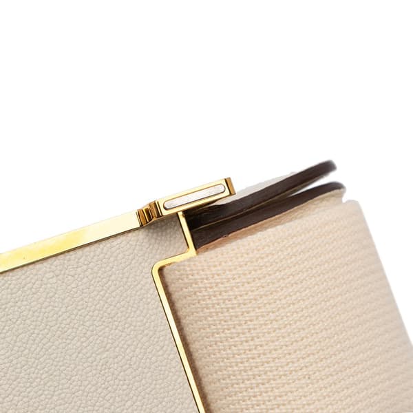 Pre-owned Hermès Chevre Mysore Geta White