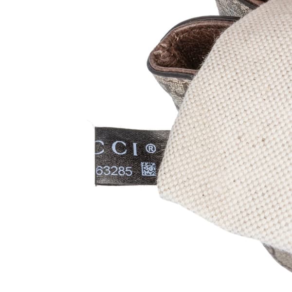 Pre-owned Gucci Medium GG Supreme Blondie Crossbody Brown