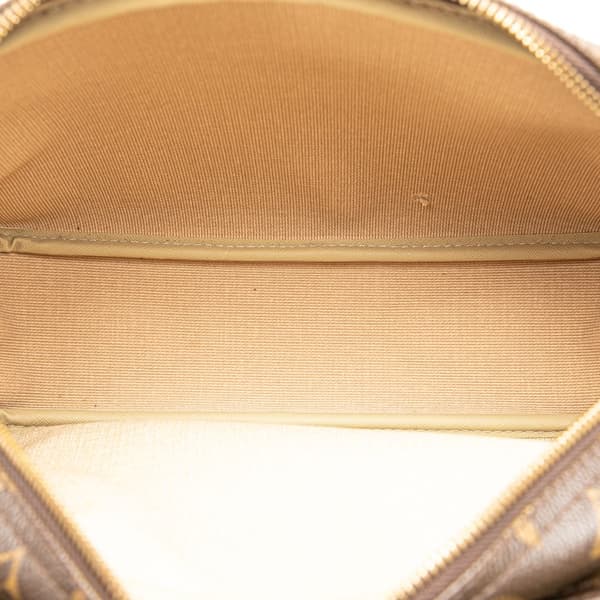 Pre-owned Louis Vuitton Monogram Reporter PM Brown