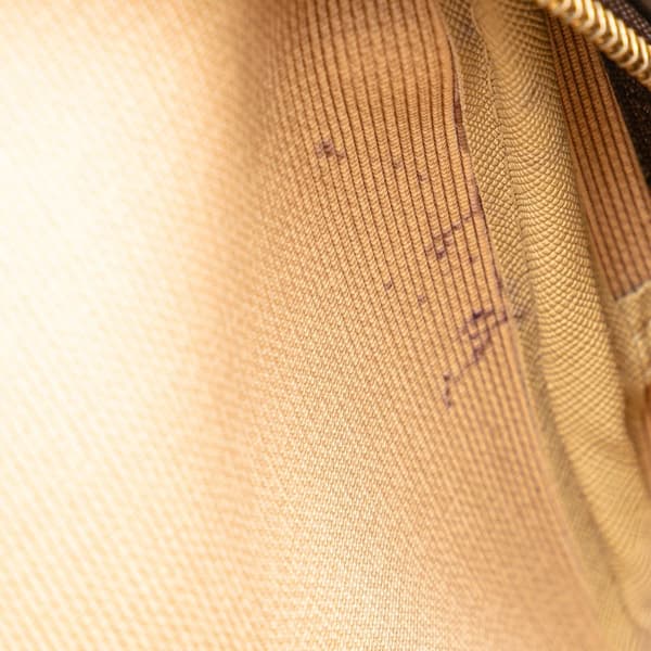 Pre-owned Louis Vuitton Monogram Reporter PM Brown