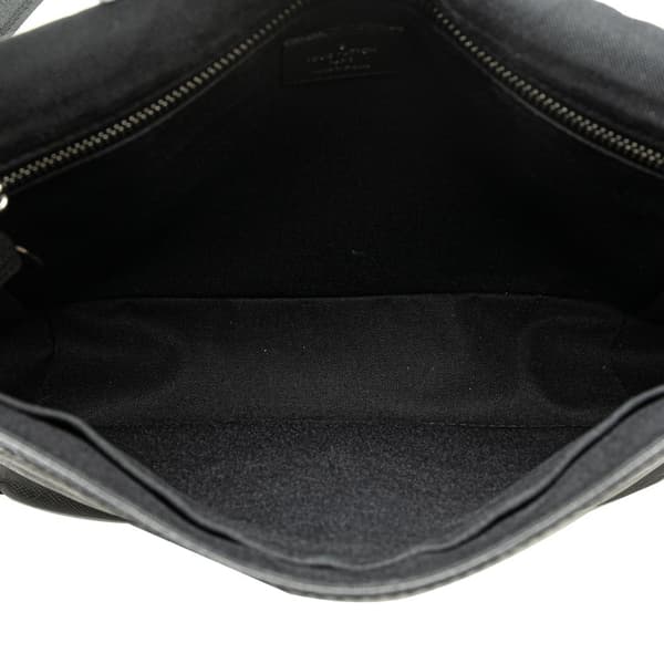 Pre-owned Louis Vuitton Taiga Roman PM Black